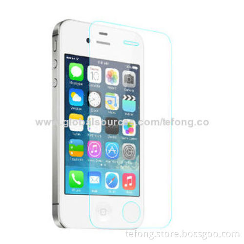 Tempered-glass screen protector for iPhone 4/4S/thickness 0.33MM, 9H hardness/OEM/ODM Orders Welcome